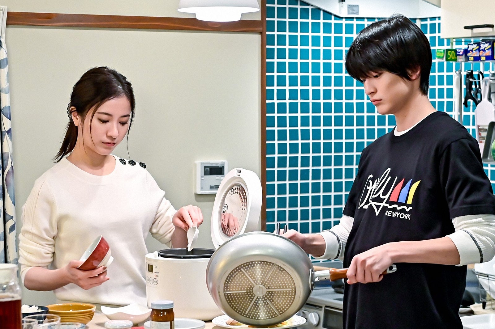 吉高由里子、高橋文哉／「最愛」最終話より（C）TBS