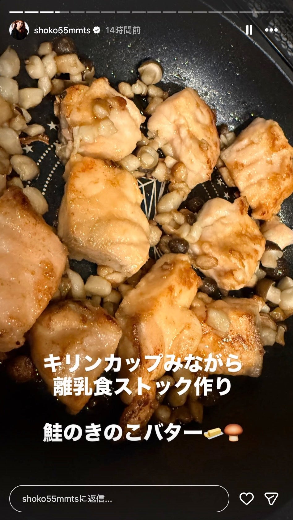 中川翔子Instagramストーリーズより
