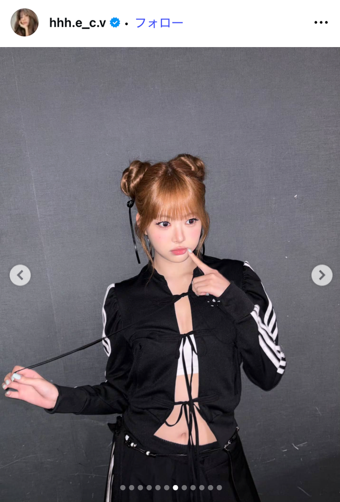 HONG EUNCHAE Instagramより