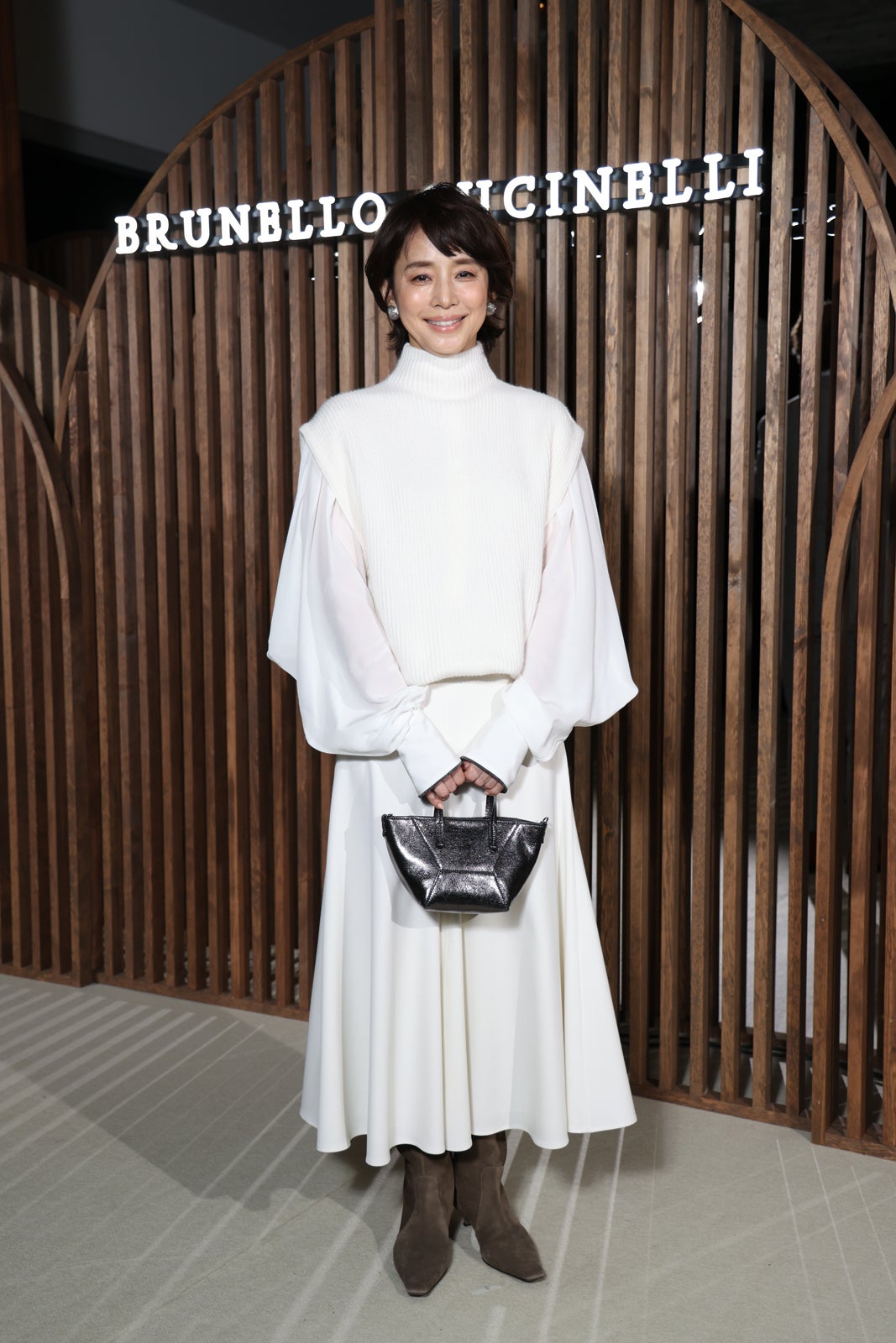 ⽯⽥ゆり⼦（C）Brunello Cucinelli