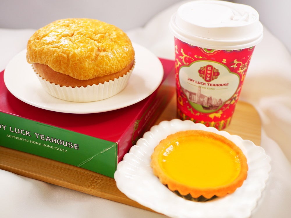 エッグタルト、パイナップルパン、香港ミルクティ／提供画像