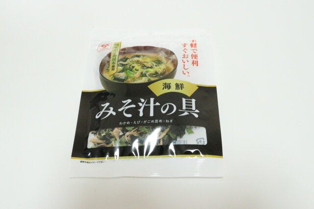 みそ汁の具（海鮮）　魚の屋　ダイソー