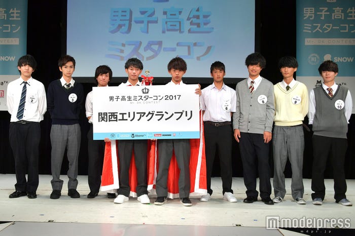 「男子高生ミスターコン2017」関西地方ファイナリスト(C)モデルプレス