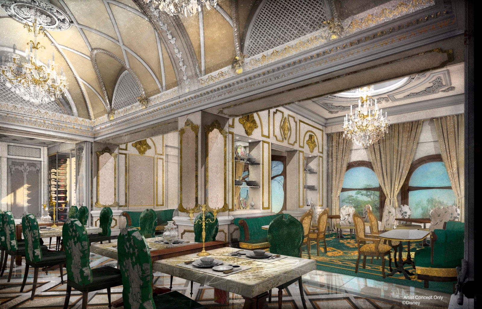 フレンチダイニング「ラ・リベリュール」（C）Disney