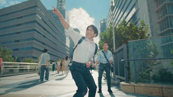 岡田准一/新CM「アイスのコーヒーのみにいこ!」篇より(提供写真)