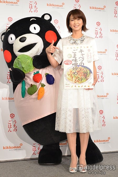 森高千里「すごく久しぶり」 くまモンとの再会に喜び【モデルプレス】