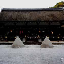 上賀茂神社の立砂／画像提供：上賀茂神社