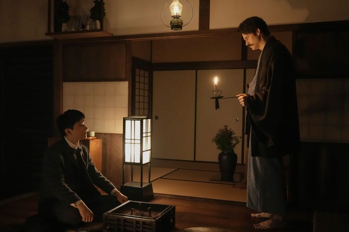 吉沢亮、トミー・バストウ「ばけばけ」第88話(C)NHK