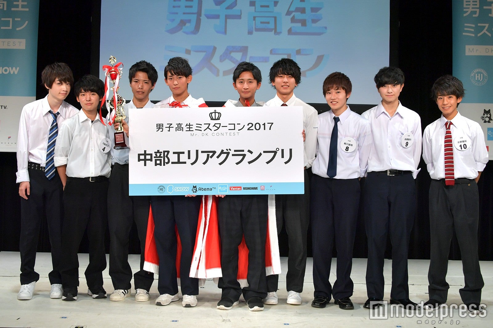 「男子高生ミスターコン2017」中部地方ファイナリスト（C）モデルプレス