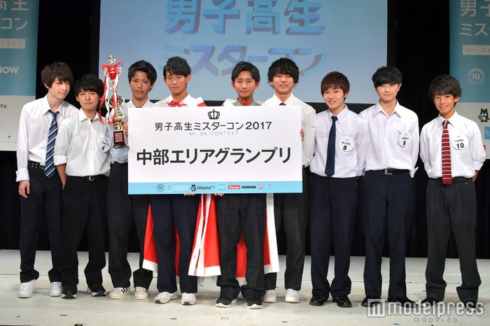 「男子高生ミスターコン2017」中部地方ファイナリスト(C)モデルプレス