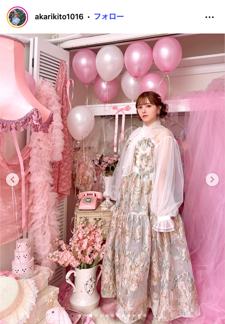 鬼頭明里Instagramより