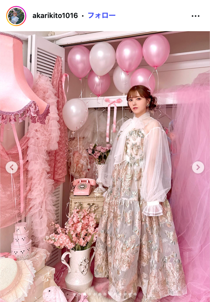 鬼頭明里Instagramより