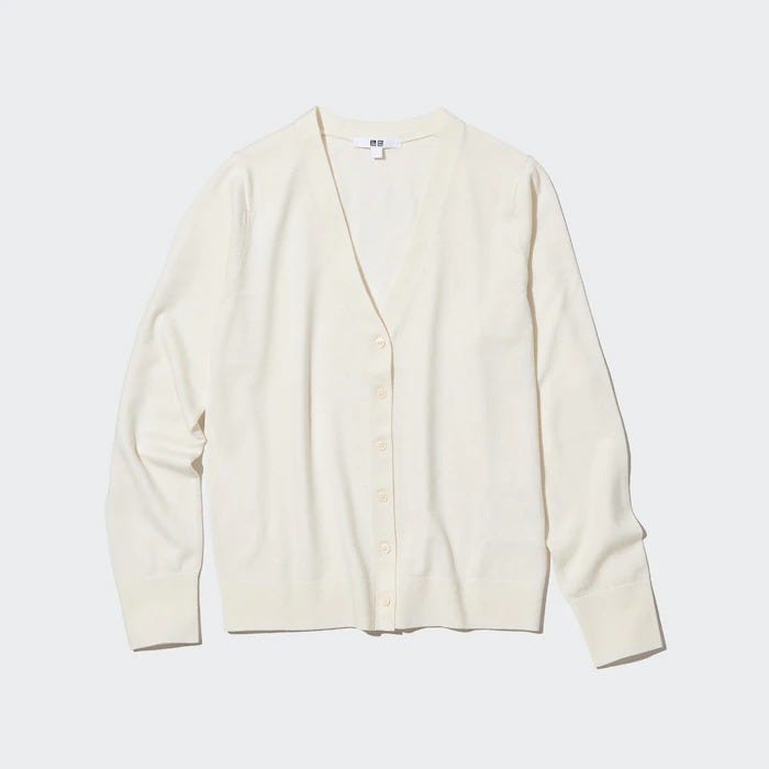 ユニクロ　uniqlo　レディース　おすすめ　オススメ　コスパ　2023　冬　カーディガン　エクストラファインメリノVネックカーディガン　エクストラファイン