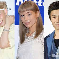 6月22日に一番読まれたニュースは？／（左から）りゅうちぇる、仲里依紗、中尾明慶（C）モデルプレス