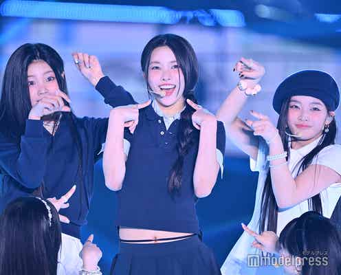 “K-POP新鋭”ILLIT(アイリット)「ガルアワ」で日本初パフォーマンス 日本出身メンバー2人が喜び【GirlsAward 2024 S/S】