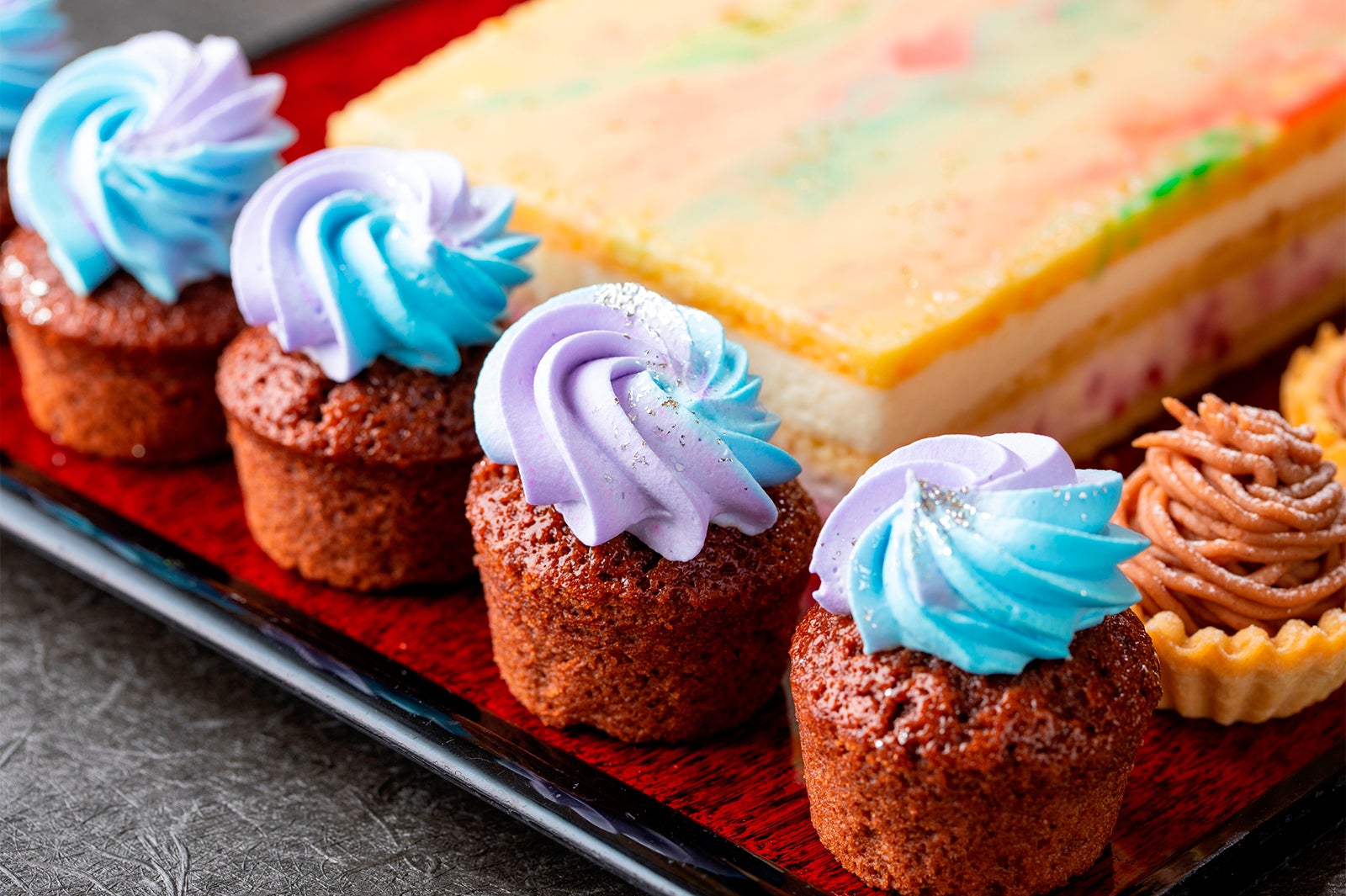 チョコミントカップケーキ／画像提供：ヒルトン小田原リゾート＆スパ