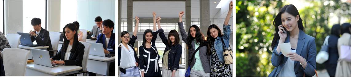 新木優子“就活ヒロイン”に抜擢　岡本杏理・鈴木友菜・泉はるら「non-no」モデル集結