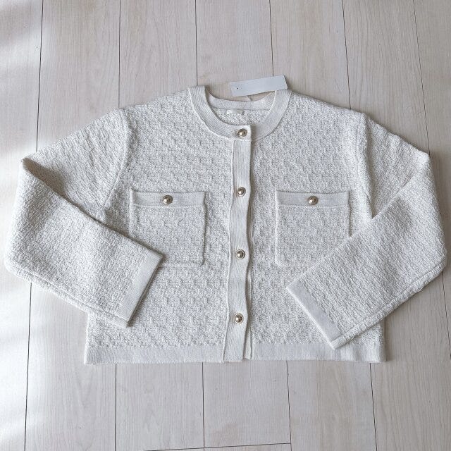 GU　ダブルポケットニットジャケット