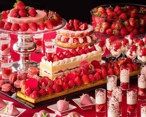 夜限定デザートブッフェ「いちごジャーニー」横浜で、ケーキやタルト&新鮮いちご6種も食べ放題