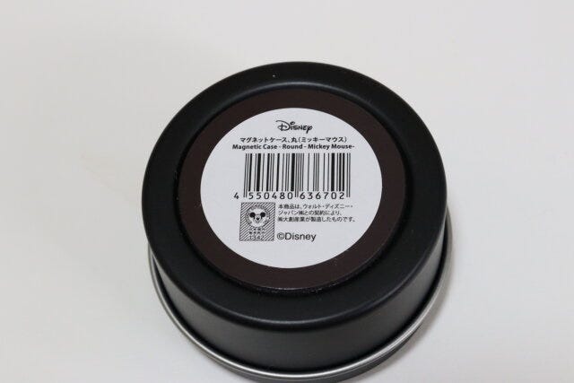 マグネットケース、丸(ミッキーマウス) JANコード マグネットケース、丸(ミッキーマウス) JANコード