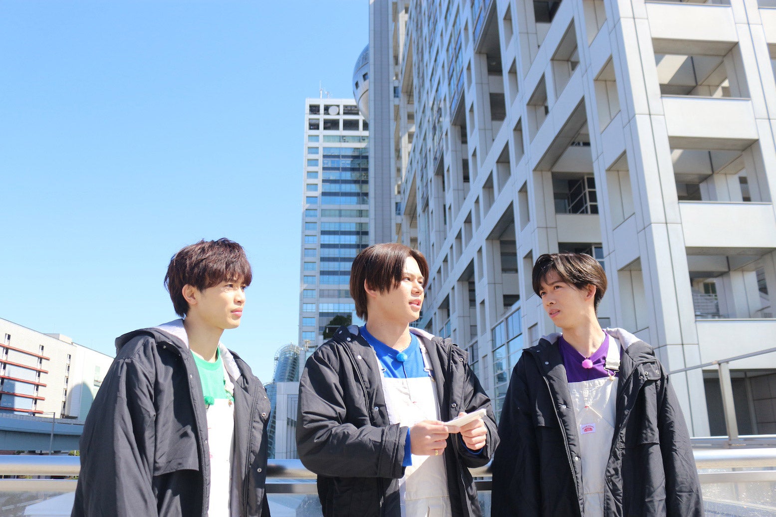 （左から）タクヤ、カイ、リョウガ（C）フジテレビ