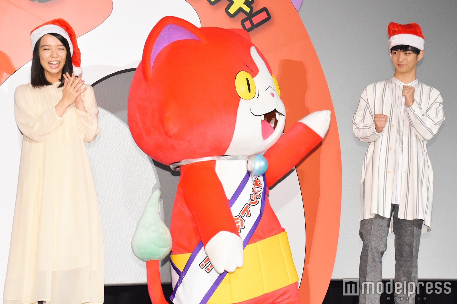 上白石萌音、ジバニャン、千葉雄大 （C）モデルプレス