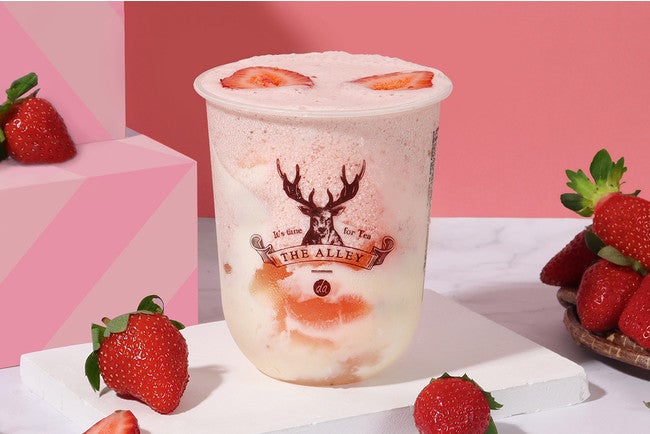 ストロベリー ソイ リッチ Mサイズ 580円（税抜）／画像提供：ポトマック