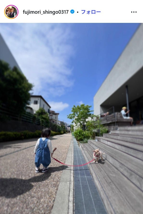 藤森慎吾Instagramより