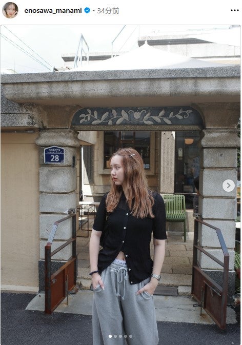 江野沢愛美Instagramより