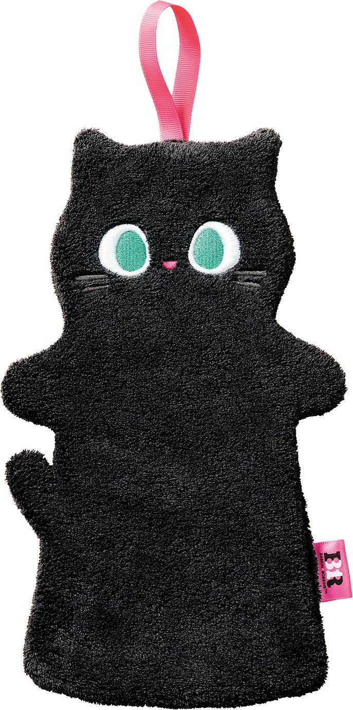 黒ねこタオル付き／提供画像