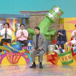 （左から）中村倫也、マヂカルラブリー、石井亮次、ラランド、夏菜（C）日本テレビ