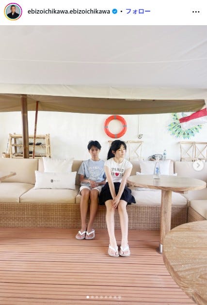 市川團十郎白猿Instagramより