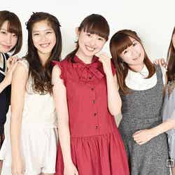Re：ガールズ（左から）千畝あずみ、ayumi、福井有彩、愛内みさ、白石柚月（C）モデルプレス