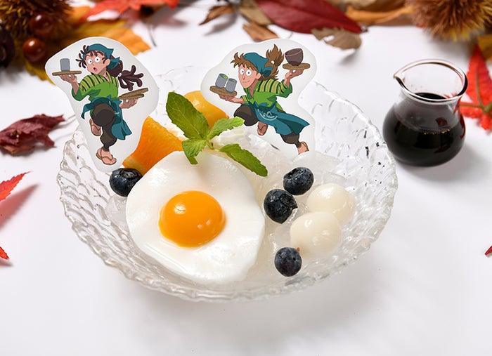 黒蜜で変装！？ヘルシーくずきり1,190（税抜）（C）尼子騒兵衛／NHK・NEP