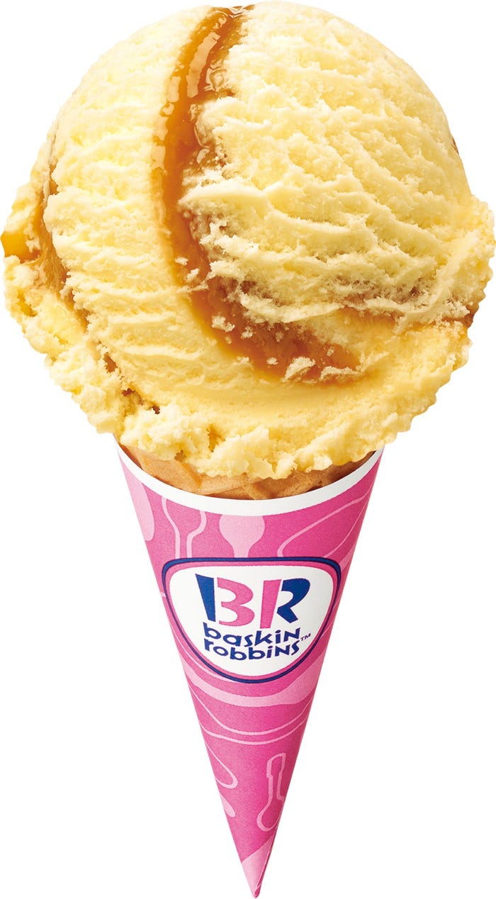 キャラメルリボン/画像提供:B-R サーティワン アイスクリーム