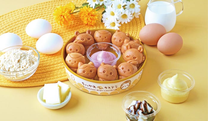 「ベビーカステラ10個入り(クリーム付き)」(いちごクリーム/チョコクリーム/プリンクリーム)各800円(税込)/提供画像