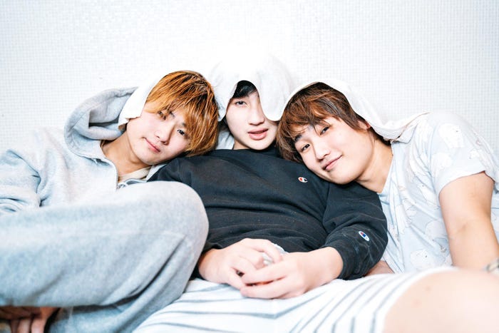 すずしょうと(左から)こう、すず、しょう(提供写真)