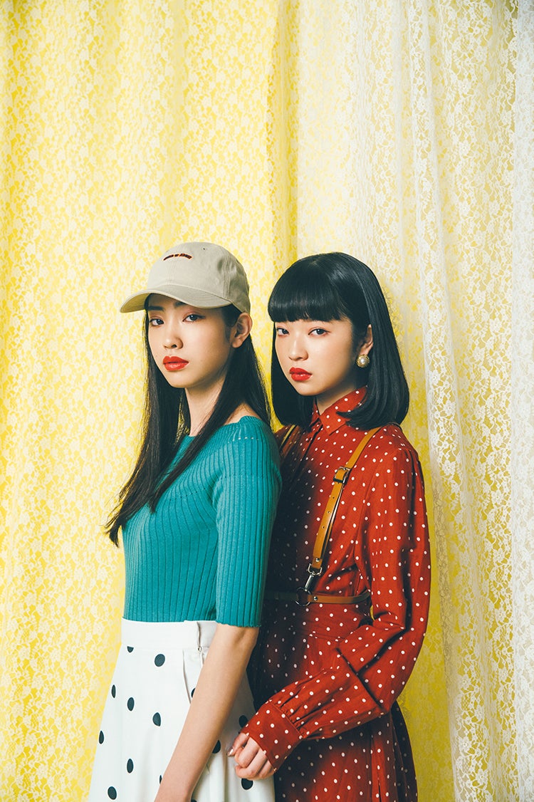 田中芽衣＆北澤舞悠“まゆめい”「JELLY」W表紙 SEXYな眼差しで魅せる