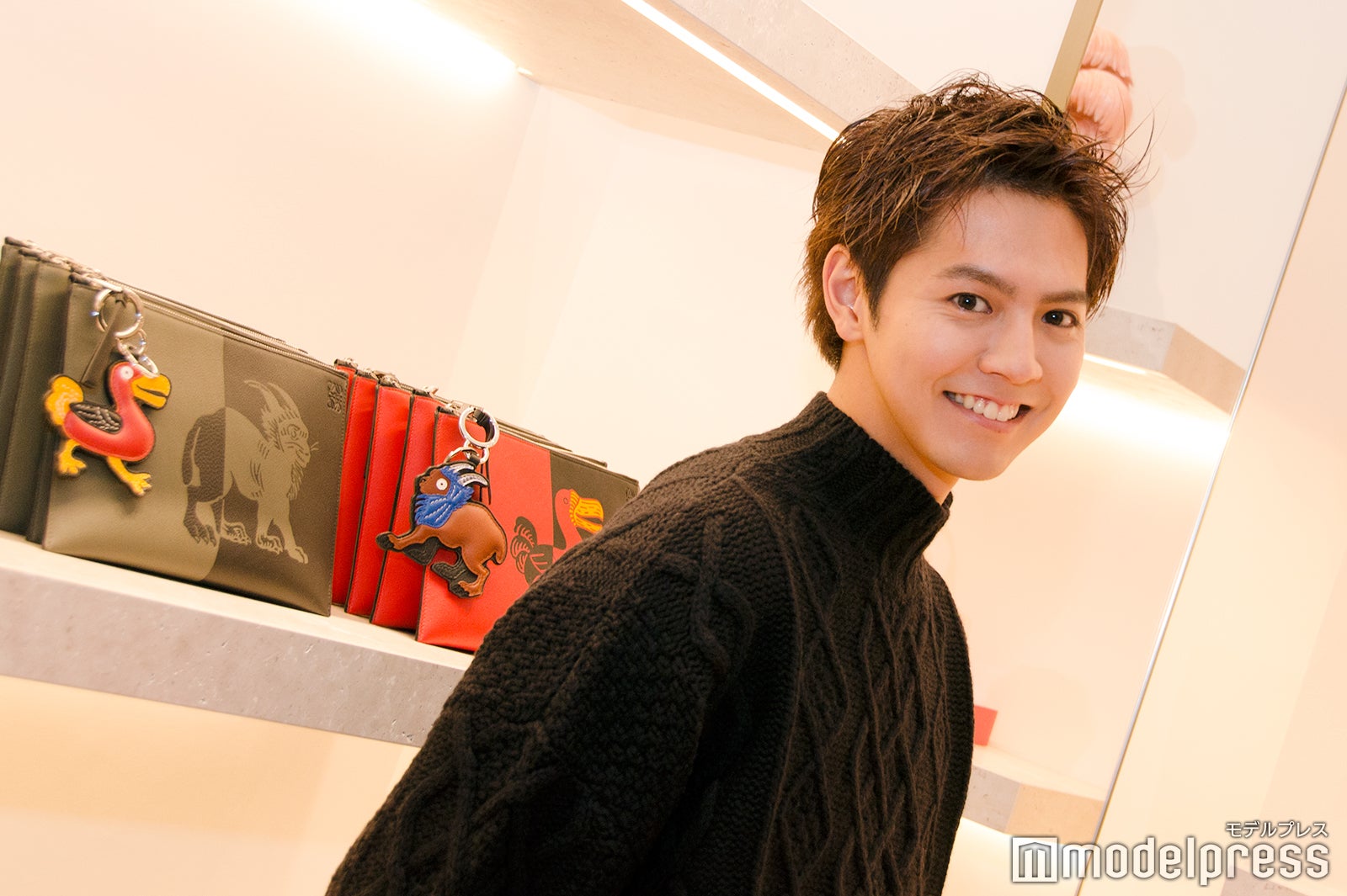 ロエベに来店した片寄涼太（C）モデルプレス