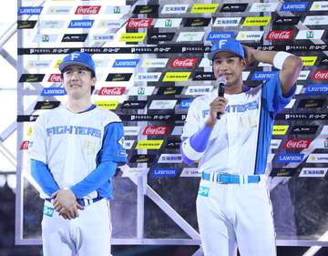 「監督はすごくいい匂いがしてかっこいい人」 日本ハム・北山 ちびっ子インタビューの質問に即答 場内大歓声