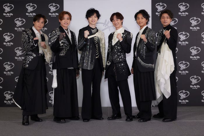 Kis-My-Ft2(左から)千賀健永、二階堂高嗣、玉森裕太、宮田俊哉、藤ヶ谷太輔、横尾渉(提供写真)