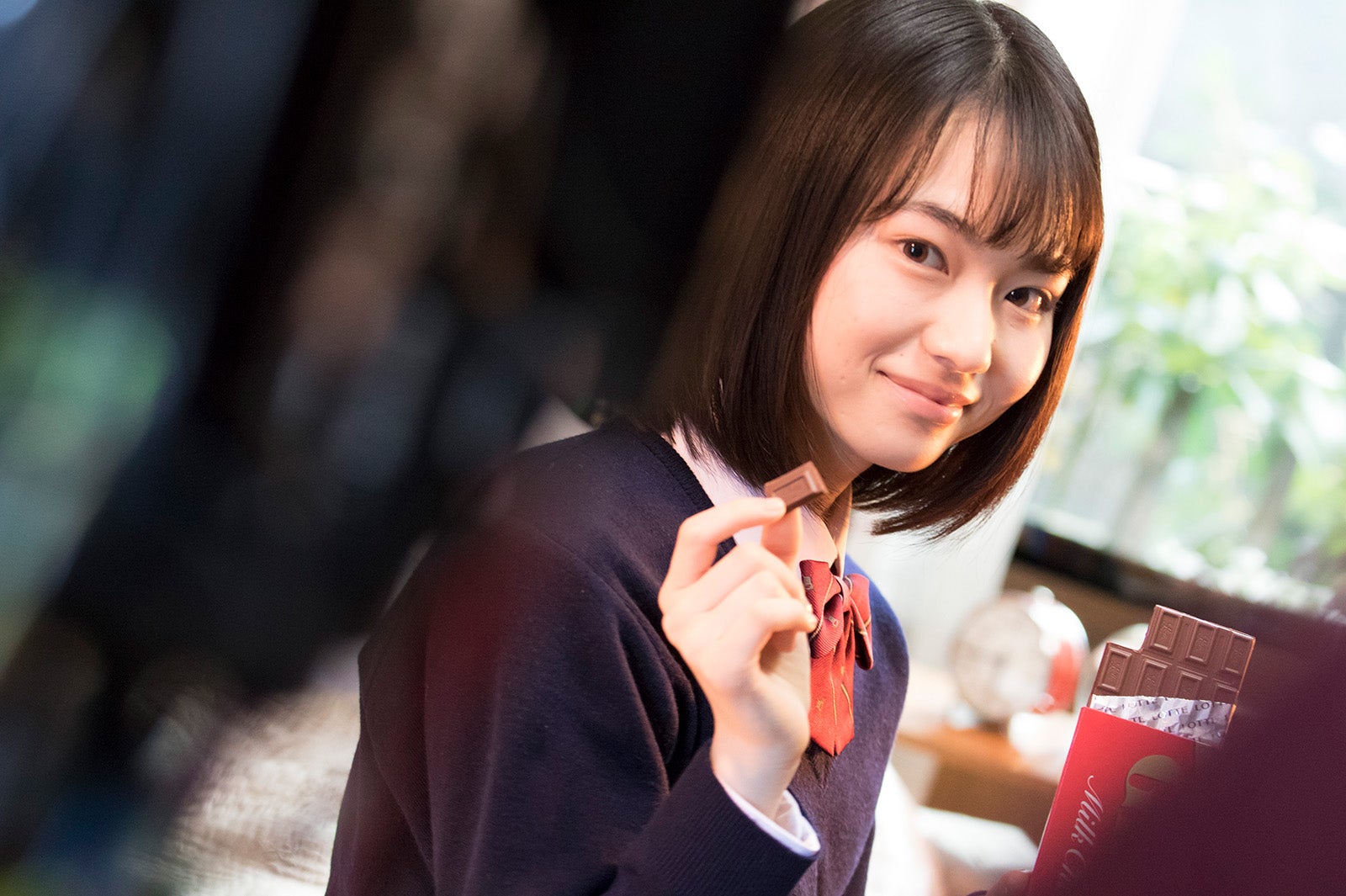 山田杏奈／新CMメイキングカット（提供画像）