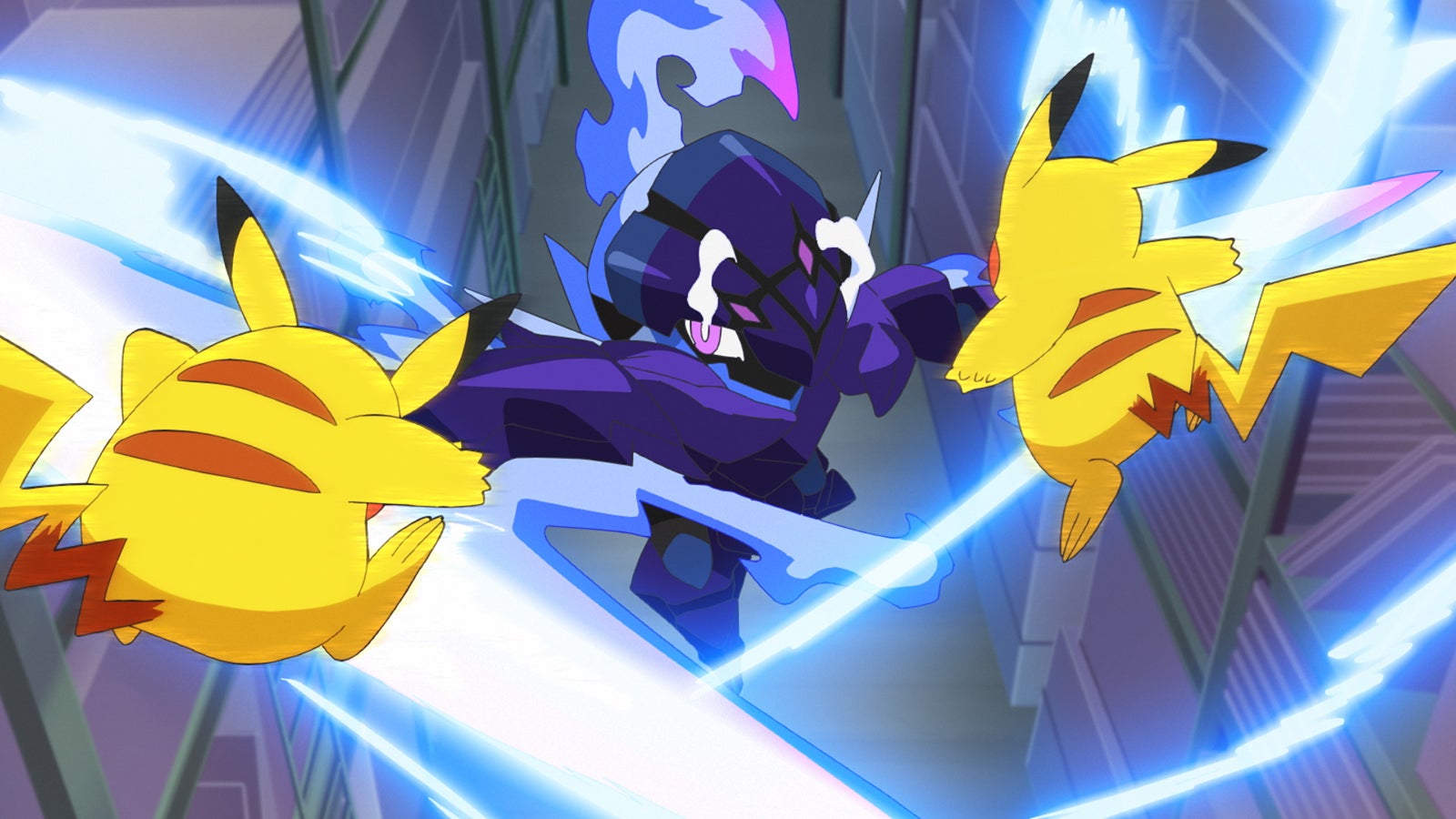 4月21日放送ポケットモンスター「ニャオハとなら、きっと」予告カット（C）Nintendo・Creatures・GAME FREAK・TV Tokyo・ShoPro・JR Kikaku（C）Pokemon