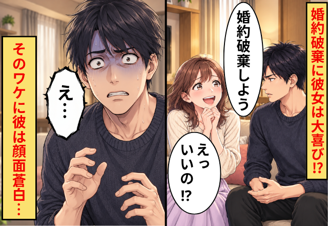 彼「婚約破棄しよう」彼女「えっ、いいの！？」⇒彼女が“大喜び”したワケに「え…」彼は顔面蒼白！？
