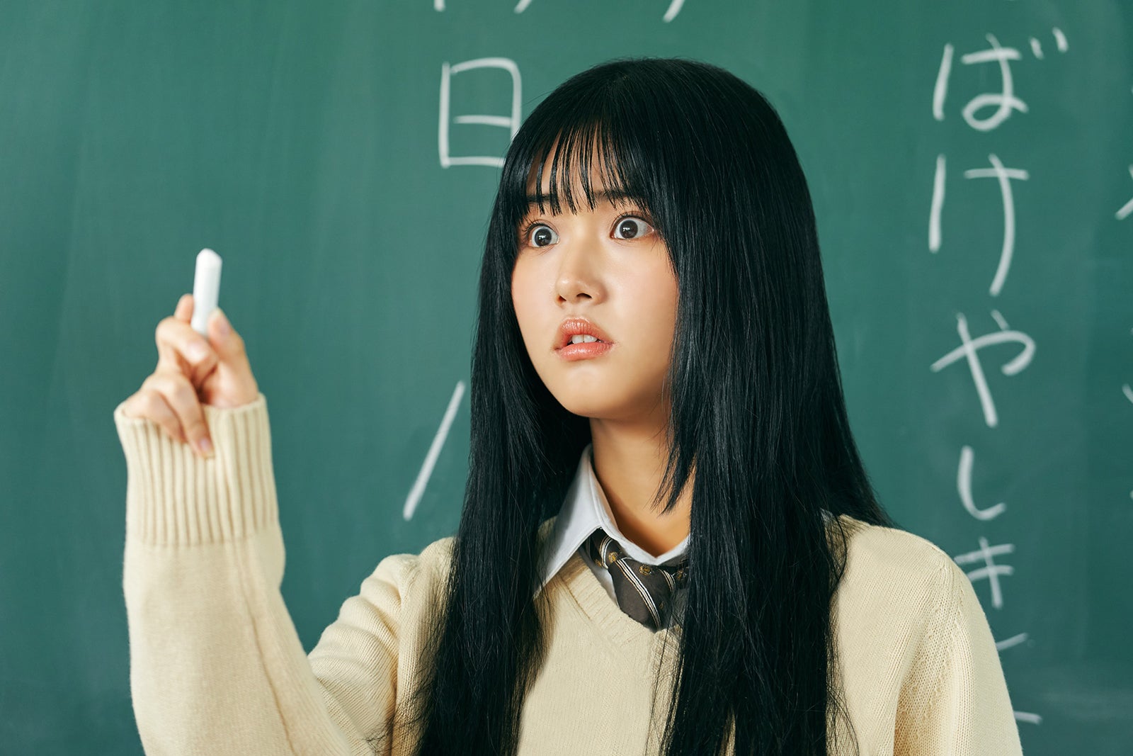 原菜乃華『見える子ちゃん』6月6日（金）全国劇場公開／配給：KADOKAWA（C）2025『見える子ちゃん』製作委員会