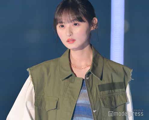 乃木坂46遠藤さくら、小顔際立つ春全開スタイル 微笑みに会場悶絶<TGC 2023 S/S>