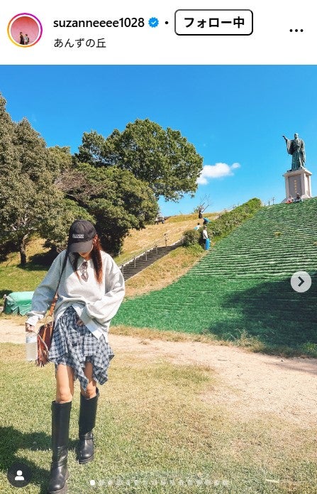 スザンヌInstagramより