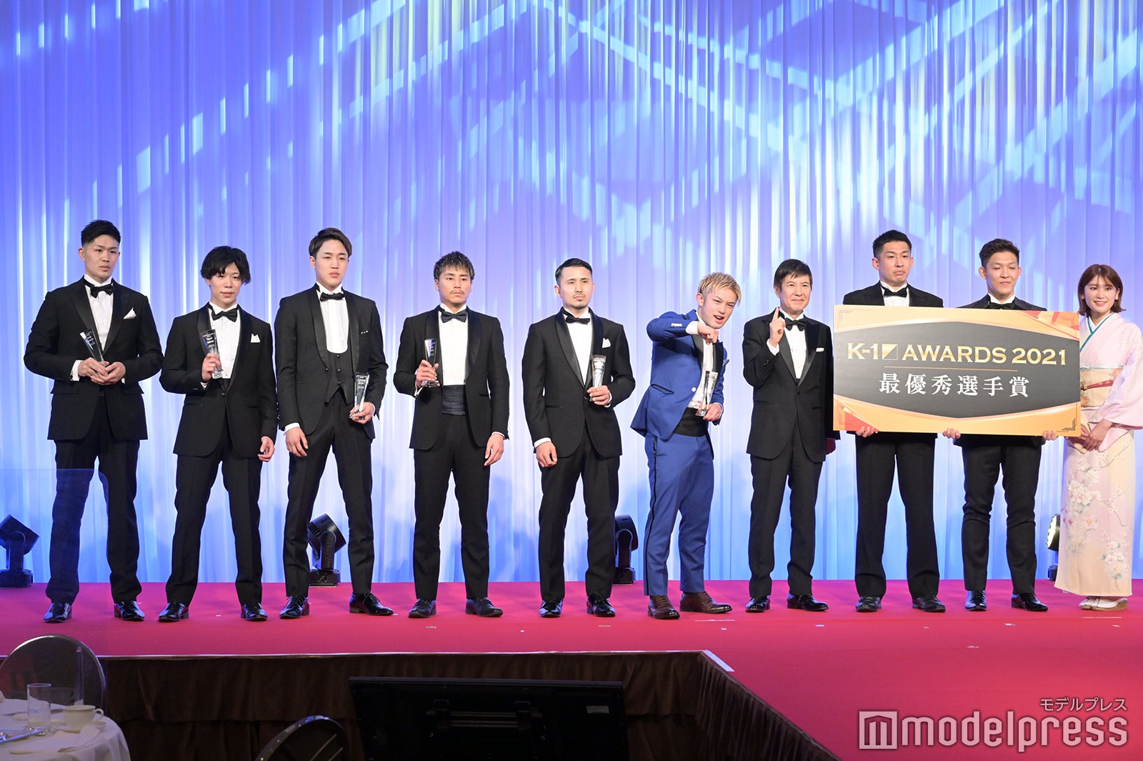 「K-1 AWARDS 2021」授賞式の様子（C）モデルプレス