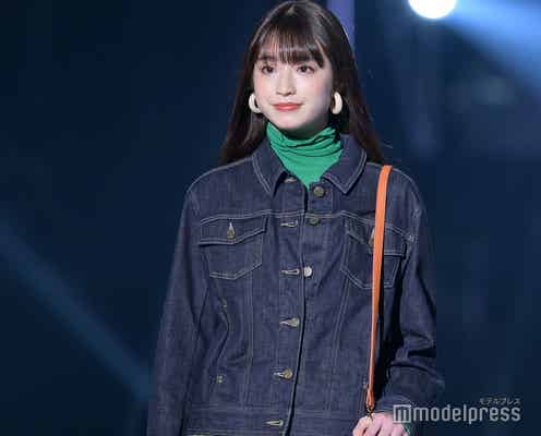 TGCデビューで注目「Seventeen」モデル葛西杏也菜、アースカラーコーデにジャケットがカッコいい<TGC 2022 A/W>