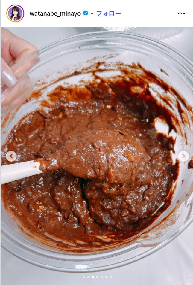 渡辺美奈代Instagramより